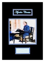 Agatha Christie Autograph Album Cut Museum Framd Ready to Display - £1,166.99 GBP