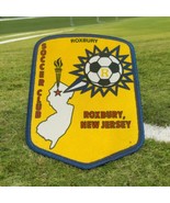 Roxbury New Jersey Soccer Club Embroidered Sports Patch Yellow Blue Vtg ... - $9.15 CAD