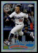 2024 Topps Chrome Mookie Betts Dodgers #89CB-4 1989 Throwback Refractor - $1.90