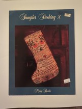 Mary Beale Christmas Sampler Stocking X Pattern Leaflet OOP 1989 Vintage - £11.17 GBP