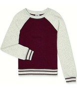 Athletic Works Girls Fleece Sweatshirt Size MEDIUM (7-8) Purple Oxford New - $257.35 MXN