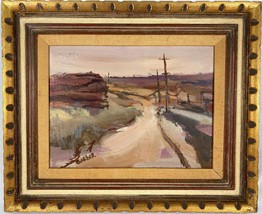 Oil on Canvas Impressionist Landscape in the manner of Daniel GARBER  - £112.88 GBP