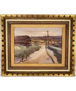 Oil on Canvas Impressionist Landscape in the manner of Daniel GARBER  - £112.96 GBP