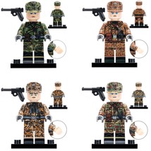 Cs ww2 german panzer crewman camo uniform minifigures minifigs toy gift lego compatible thumb200