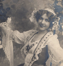 Miss Ruth Vincent Postcard Vintage 1905 Antique Ireland Pretty Woman Bea... - $15.67
