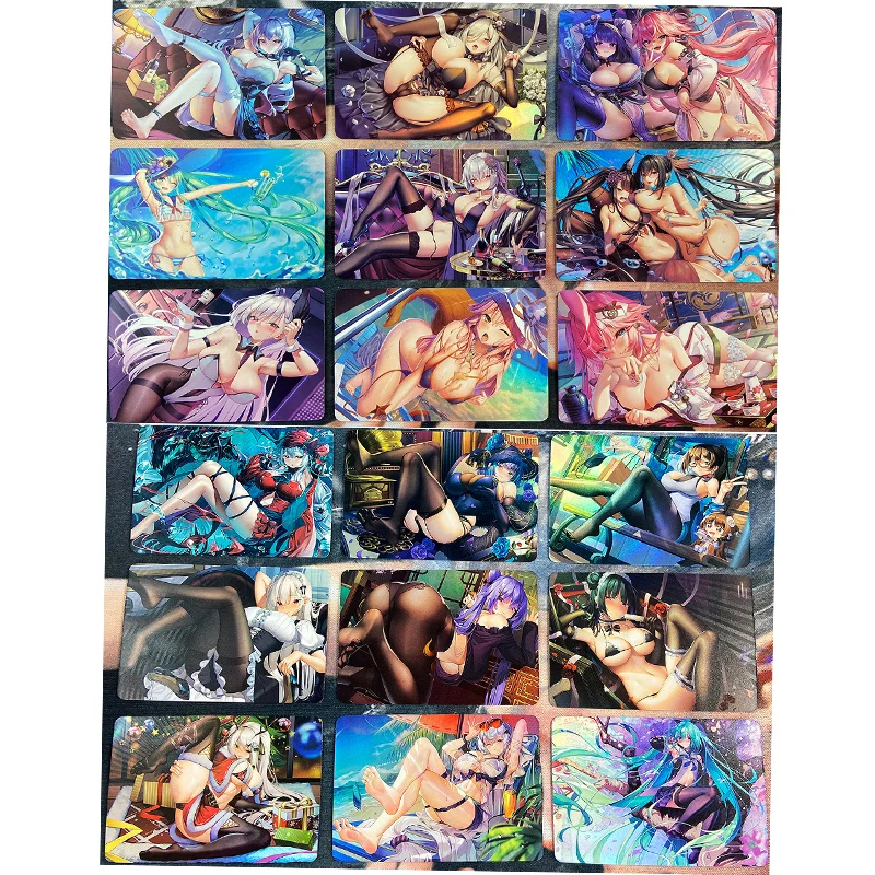 18pcs/set ACG Beauty Collection Arknights FGO Sexy Girls Refraction Toys... - £26.15 GBP