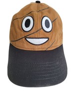 Poop Emoji Baseball Cap Hat Brown and Black, Snapback, Funny, Adjustable - £13.61 GBP