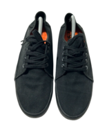 Black Vans Canvas Size Us Men Size 11.5 Supersiders Shoes - $523.92 MXN
