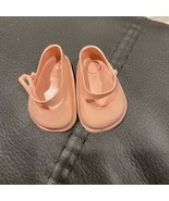 Vintage 1950&#39;s Fairyland Pink Plastic Shoes for Large Doll  Approx 3&quot; Long  - $18.70