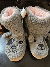 Nwt Old Navy Puppy Plush Super Soft  Kids Slippers 12/13 - £7.91 GBP