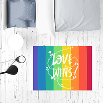 Love Wins Multifunctional Sublimation Playmat and Pet Feeding Mat - $47.47+