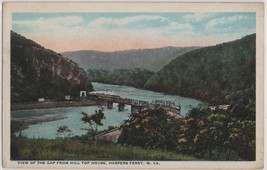 View of the Gap from Hill Top House, Harper&#39;s Ferry, WV - Early-Mid 1900s - £4.36 GBP