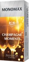 Monomax Ukrainian Tea Champagne Moments 25 Tea Bags X 1.5gr Made In Ukraine - $5.99