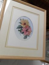 Susanna Anastasia, Watercolor Bouquet, Signed in Pencil, Professionally ... - $79.37