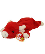 TY Beanie Baby Snort the Bull 4002 Pink on Tush Tag w/ Numbers 480 - $19.95