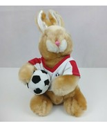 Dan Dee Collector&#39;s Choice Soccer Bunny  14&quot; Plush - £7.57 GBP