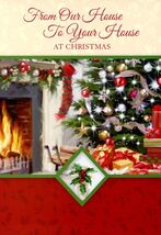 From Our House To Your House At Christmas - Christmas Greeting Card - 20739 - $1.39 From Our House To Your House At Christmas - Christmas Greeting Card - 20739 - $1.39