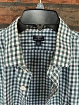 J Crew Stretch Thompson Shirt XL Long Sleeve Plaid Button Front 17-17.5 ... - £15.15 GBP