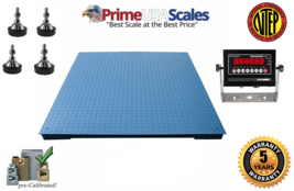 Prime USA OP-916 NTEP 7&#39;x7&#39; (84&quot;x84&quot;) Floor Scale 30,000 lb x 5 lb 5 Yr Warranty - £3,937.52 GBP