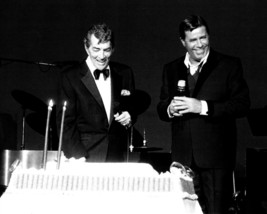 Jerry Lewis 1976 Telethon Dean Martin surprises him with cake 8x10 inch photo - £7.72 GBP