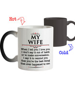 Coffee Mug Gift for Wife My Wife You&#39;re the Best Thing Happened To Me Mu... - $29.89 CAD+