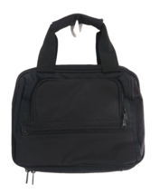 Hanging Toiletry Bag Black Travel Organizer Clean Inside Pockets Zip Close - $12.99