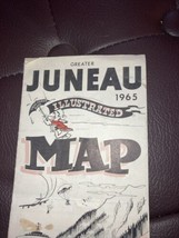 Vtg Map Of Juneau 1965 - £4.63 GBP