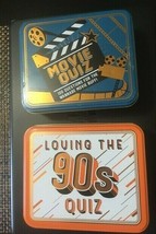 Loving the 90s Quiz and Movie Quiz Cards in Tins - £7.83 GBP