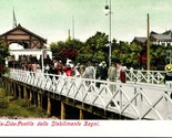 Vtg Postcard Venezia Venice - Lido Pontile dello Stabilimento Bagni - Un... - $3.91