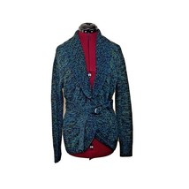 Evan-Picone Cardigan Sweater Multicolor Women Shawl Collar Size Medium B... - $26.27