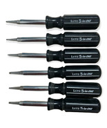 Lutz 5-in-1 Screwdriver Black (Pack of 6) - £41.85 GBP