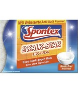 Spontex 2 Kalk-Star EXTRA sponges LIME SCALE removal 2pc FREE SHIPPING - £7.34 GBP