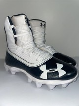 Under Armour Highlight RM JR White Football Cleats Youth 3Y 3021201-002 - $32.62