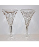 STUNNING PAIR OF SIGNED WATERFORD CRYSTAL ARDREE 7 3/4&quot; CLARET WINE GLASSES - £68.50 GBP