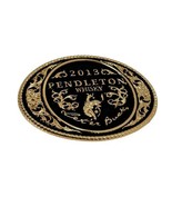 2013 Pendleton Whisky Let er Buck Rodeo Cowboys Montana Silversmiths Bel... - $28.45