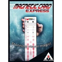 Magnetic Card Express (Red) by Astor Magic - Trick - £35.00 GBP