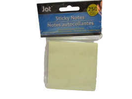250 Sticky Notes Pads 3&quot; x 3&quot; Five Packs of 50 Notes in one Package Colo... - £13.54 GBP