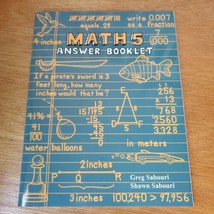 Teaching Textbooks Math 5 Answer Booklet by Greg &amp; Shawn Sabouri - Homes... - £5.36 GBP