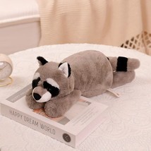 Cute Raccoon Crocodile Fox Animals Soft Plush Toys Sleeping Pillow Carto... - £17.98 GBP