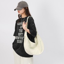 Hippie Crossbody Bag Top Zip Large Size Canvas Sling Bag Nylon As Handmade Bags  - £27.91 GBP