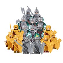 The Lord of the Rings Elf Rohan Soldiers Galadhrim Warriors 16pcs Minifigures - £21.59 GBP
