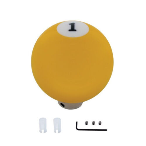 Yellow 1 Pool Ball Gear Shift Knob Lever Handle Column Floor Shifter Hot... - $9.90