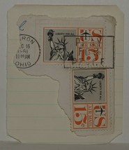 Vintage Stamps American America States 15 C Cent Statue Liberty Airmail X1 B25 - £1.99 GBP