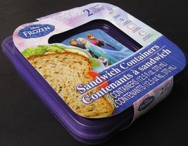 Frozen Lunch Kit Sandwich Containers Sectioned Lunch Plates Disney Frozen Foo... - £4.69 GBP