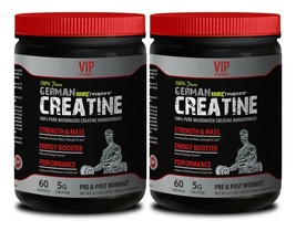 Muscle Growth - German Micronized Creatine 300G - Boost Mental Energy 2 Can - £31.60 GBP