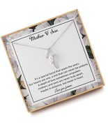 Mother Son Necklace, Gifts for MothersDay, Birthday, Gifts 2 - £47.14 GBP