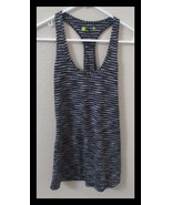 Xersion Ladies Racerback Top Fitted Black &amp; White Stripe Size M - $13.52 CAD
