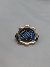 2016 Privateer Press Blue Enamel Pinback 1.2&quot; - $20.05