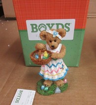 Boyds Bears Lily&#39;s Easter Basket...An Egg-stra Surprise 4038008 Bearstone  D4 - £50.49 GBP