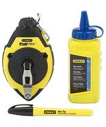 Stanley 47-681 100 Chalk Line Reel &amp; Chalk Set - $41.16 CAD